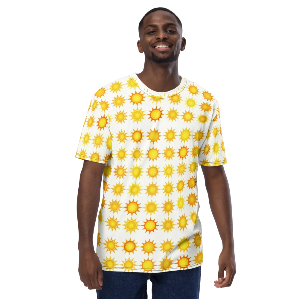 Solar Parade on Men's Crew Neck T-Shirt — Front