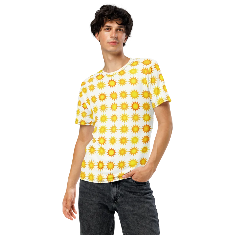 Solar Parade on Men's Crew Neck T-Shirt — Front