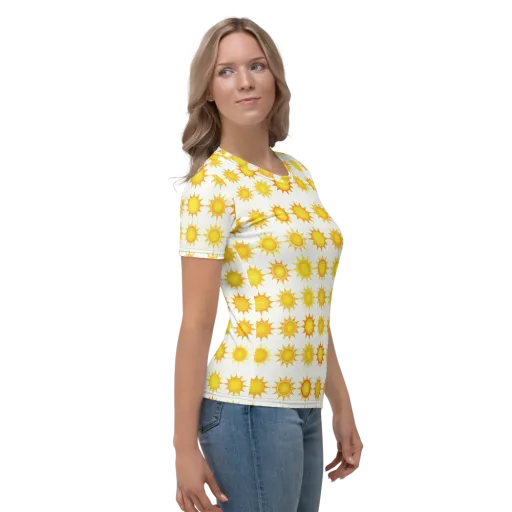 Solar Parade on a Women's Crew Neck T-Shirt