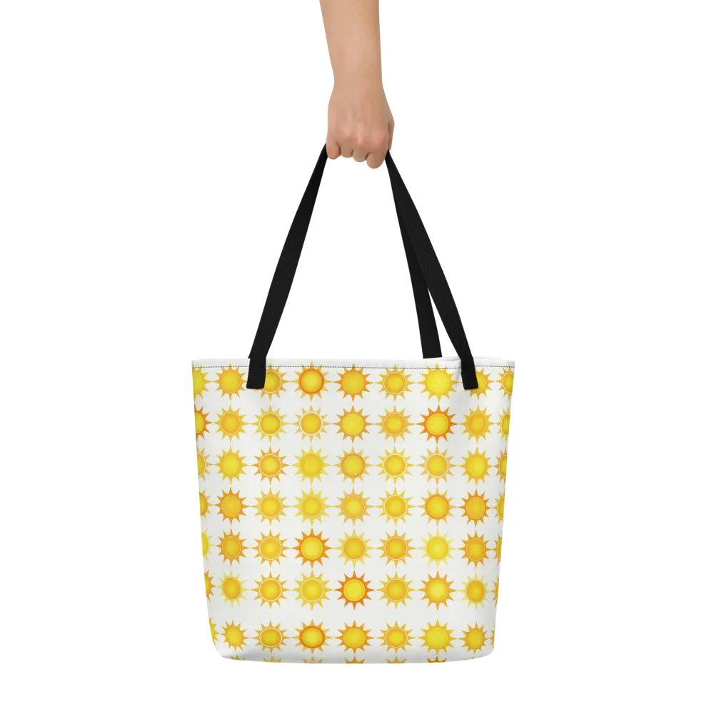 Solar Parade on Large Tote Bag W/ Pocket — Front