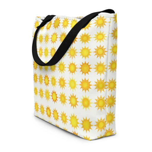 Solar Parade on a Large Tote Bag W/ Pocket