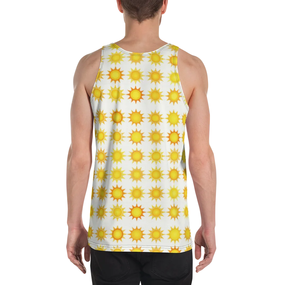 Solar Parade on Men's Tank Top — Back