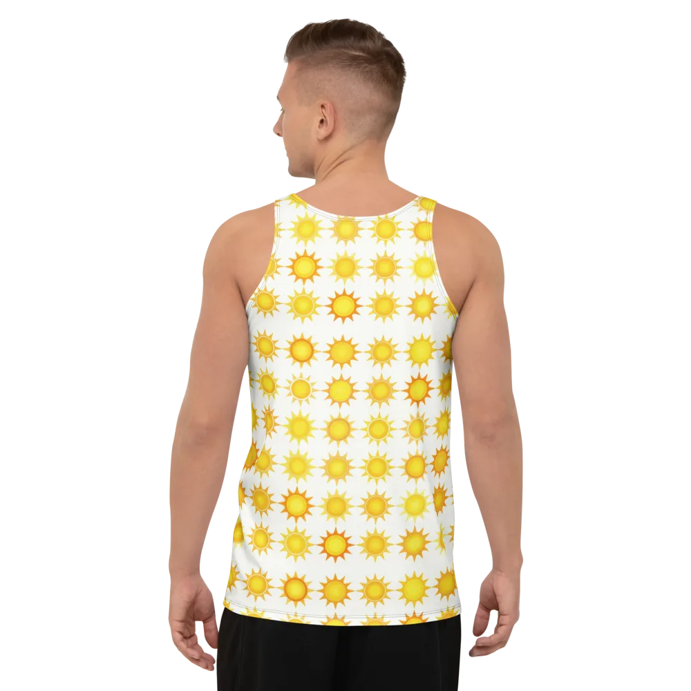 Solar Parade on Men's Tank Top — Back