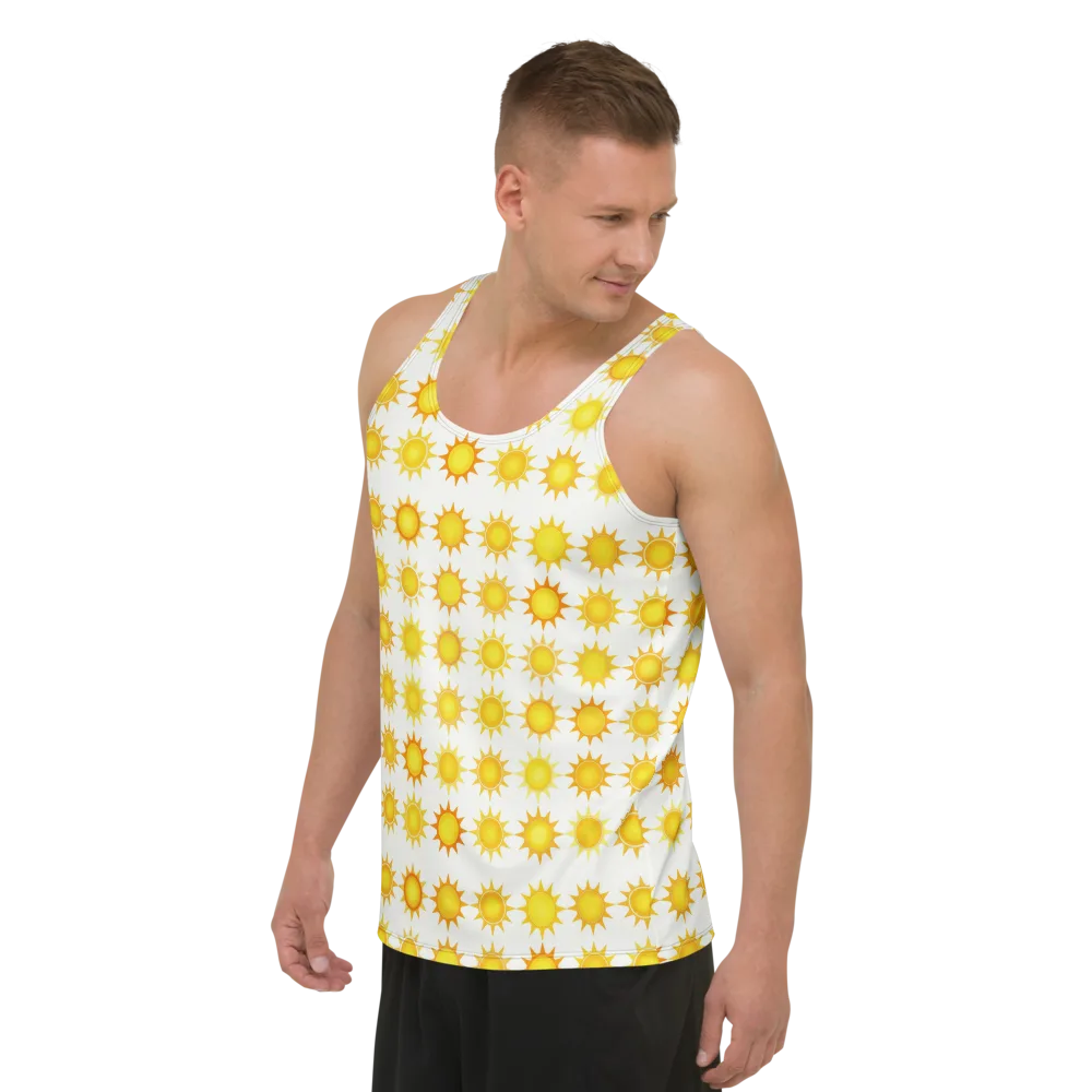 Solar Parade on Men's Tank Top — Left Front