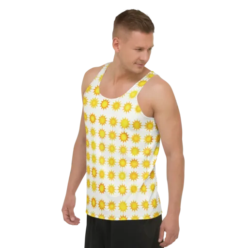 Solar Parade on a Men's Tank Top