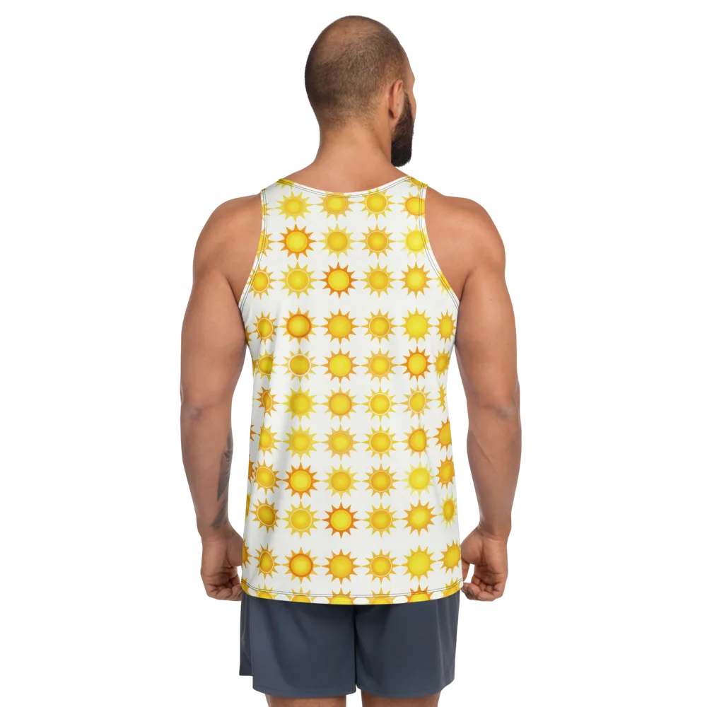 Solar Parade on Men's Tank Top — Back