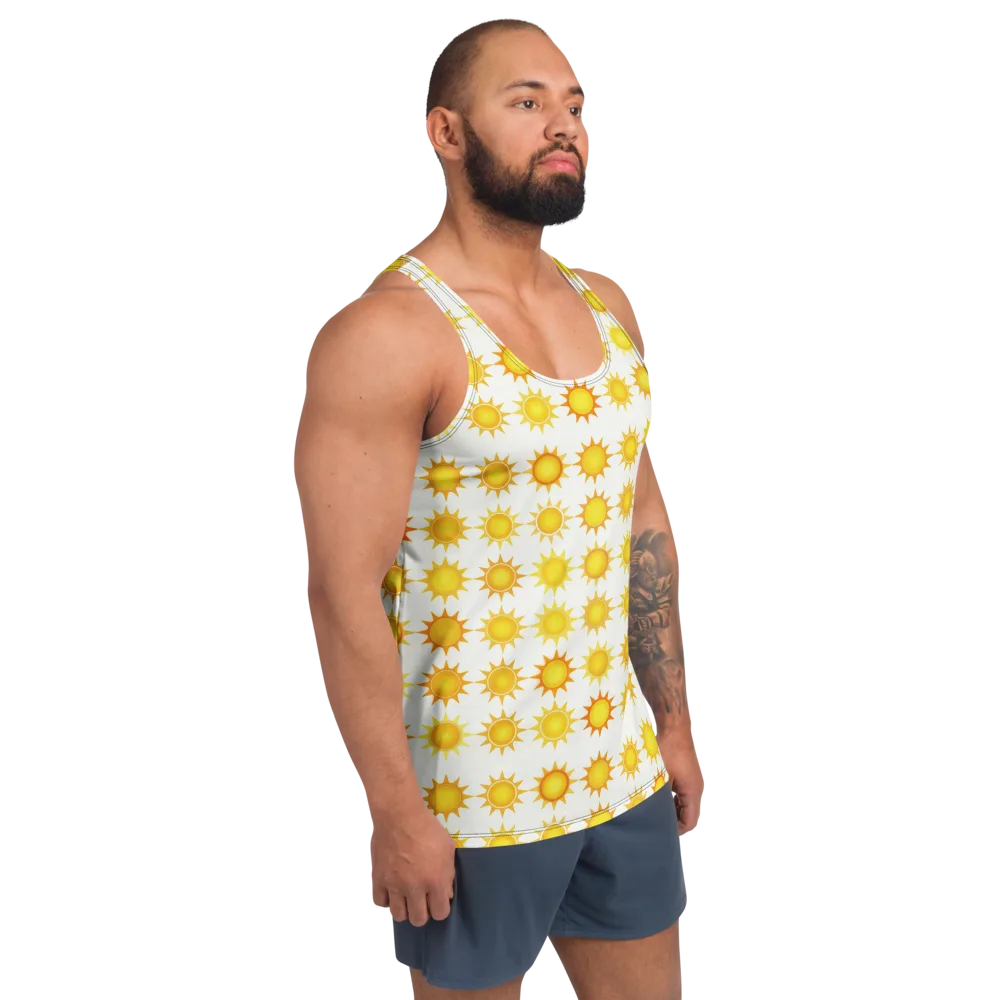 Solar Parade on Men's Tank Top — Right Front