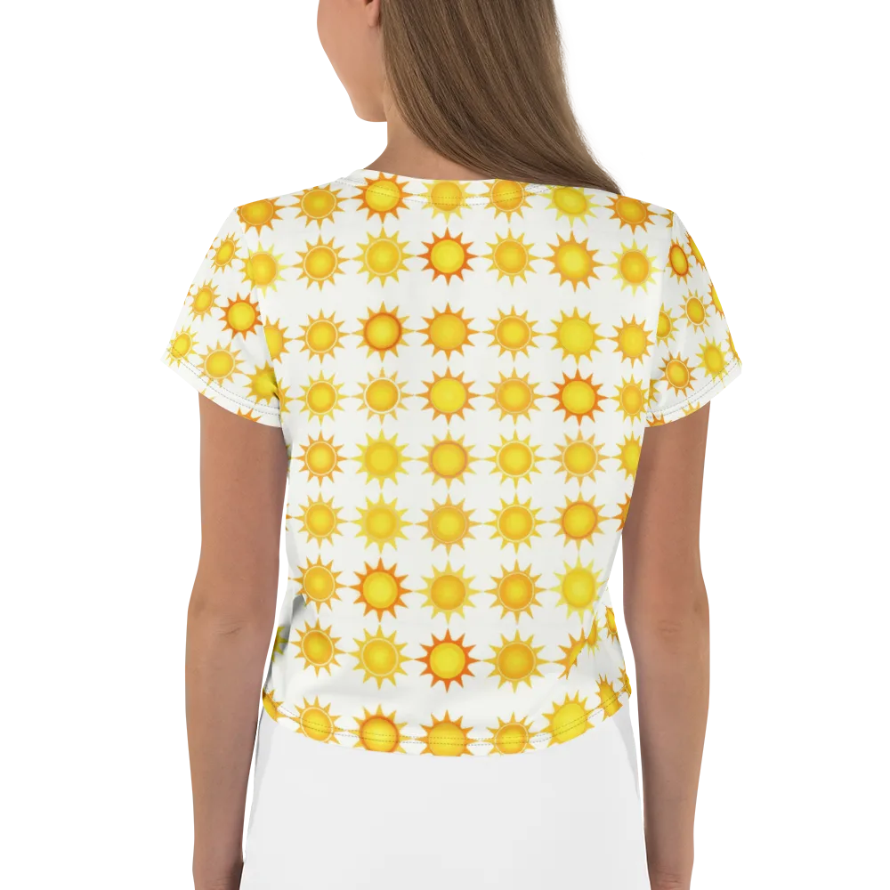 Solar Parade on Crop Tee — Back