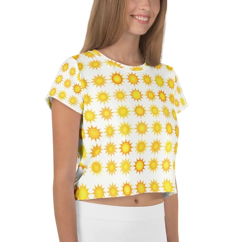Solar Parade on Crop Tee — Right