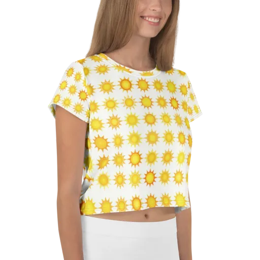 Solar Parade on a Crop Tee