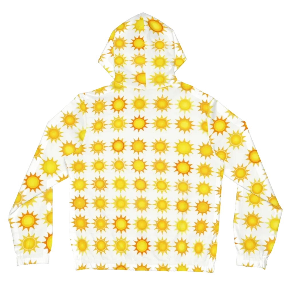 Solar Parade on Women's Full-Zip Hoodie — Back