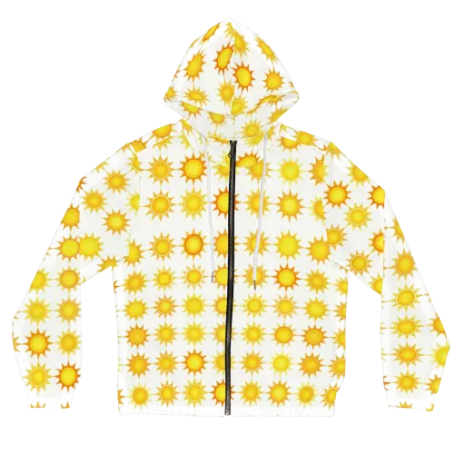 Solar Parade on a Women's Full-Zip Hoodie