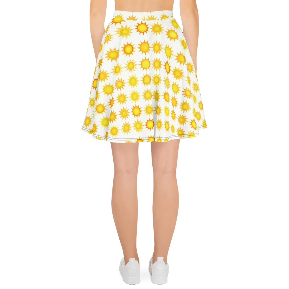 Solar Parade on Skater Skirt — Back