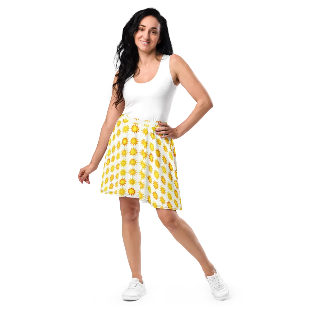 Solar Parade on Skater Skirt — Front