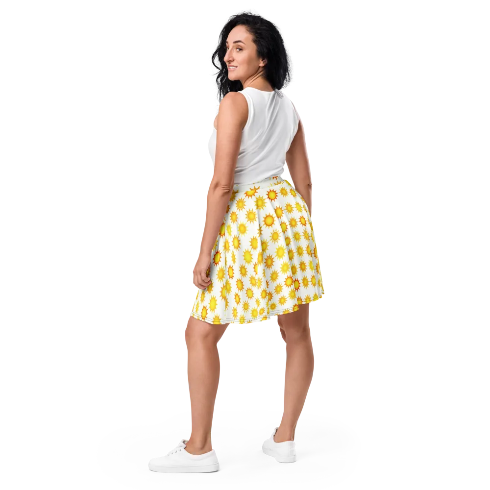 Solar Parade on Skater Skirt — Back