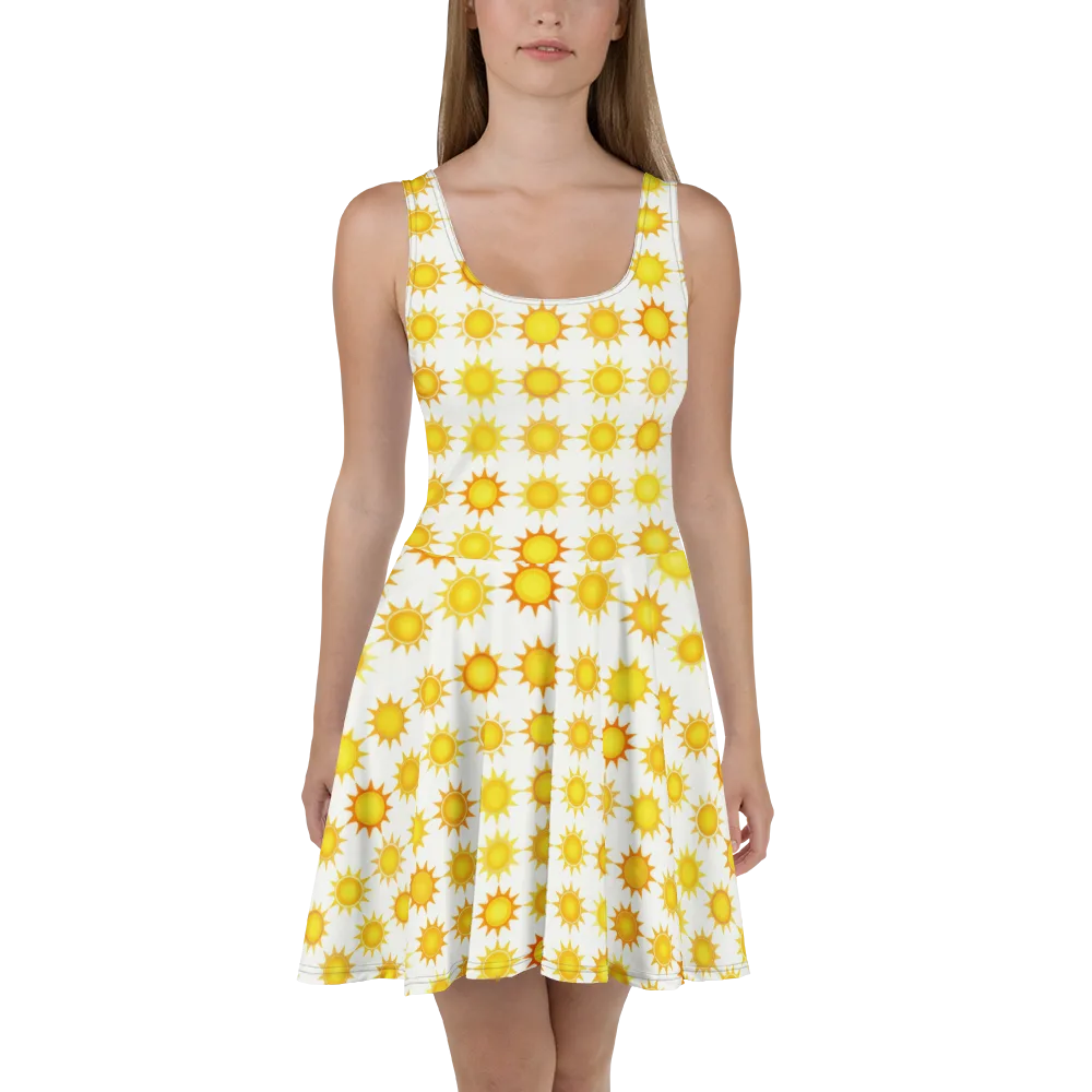Solar Parade on Skater Dress — Front