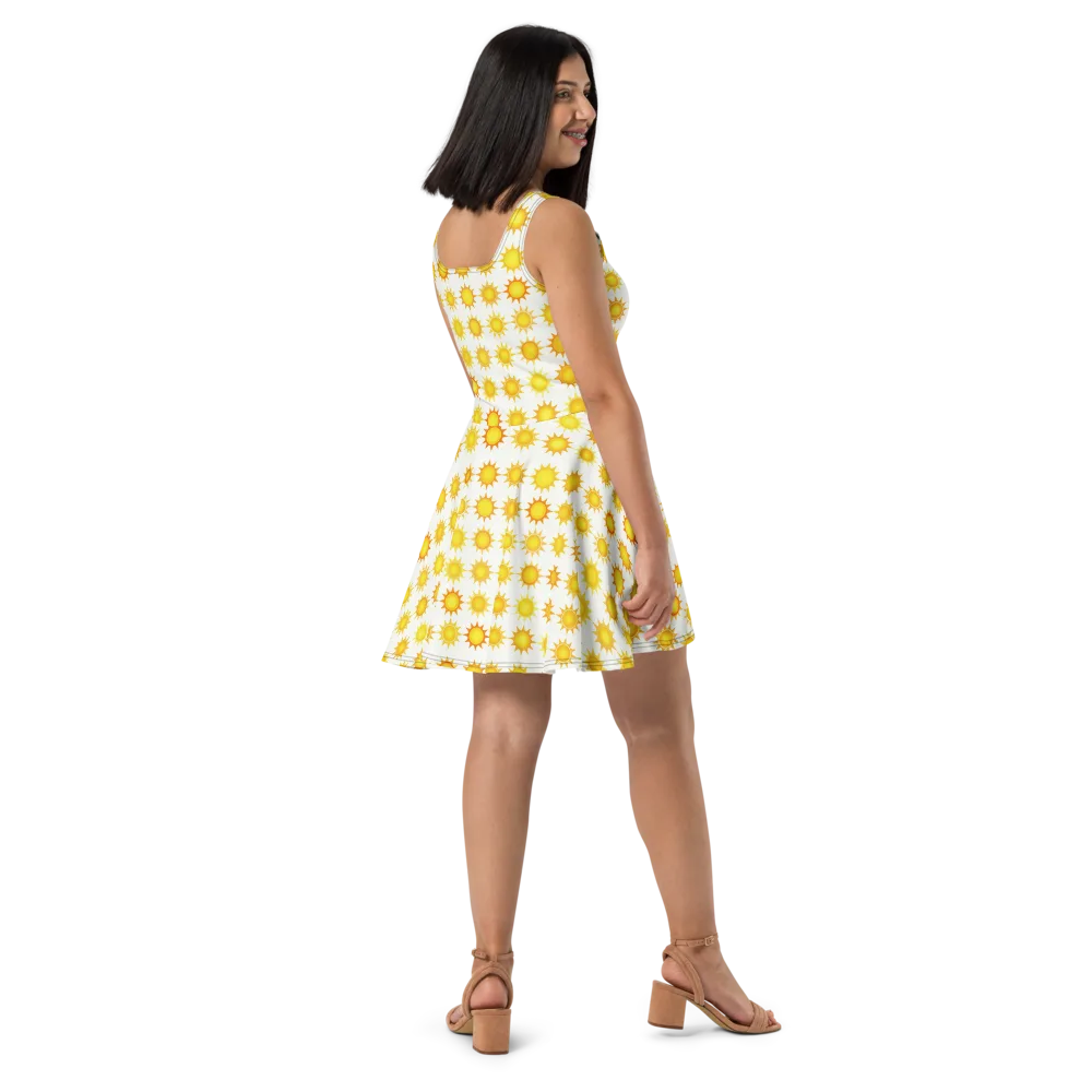 Solar Parade on Skater Dress — Right