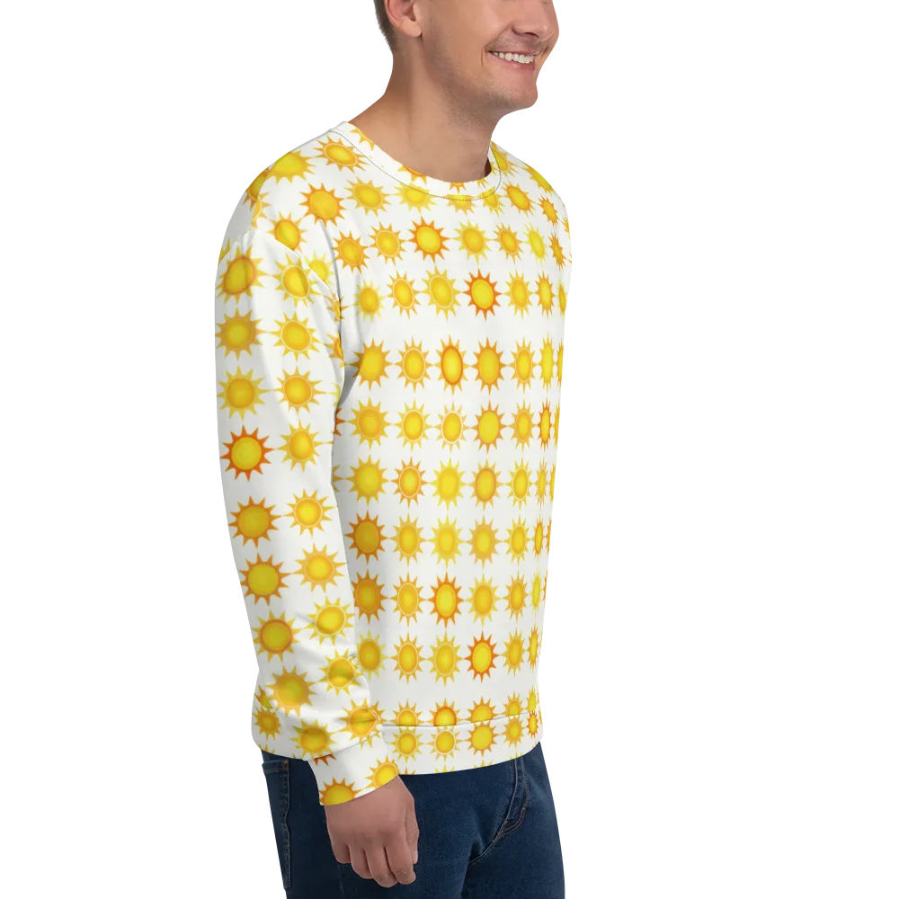 Solar Parade on Sweatshirt — Right Front