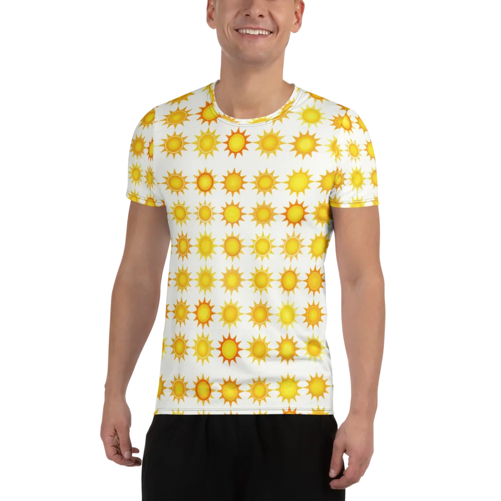 Solar Parade on Men's Athletic T-Shirt — Front
