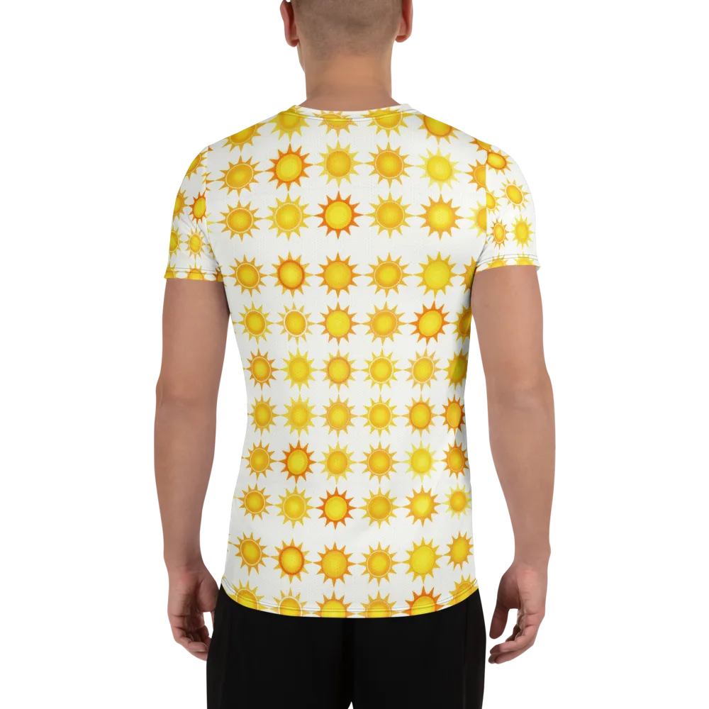 Solar Parade on Men's Athletic T-Shirt — Back