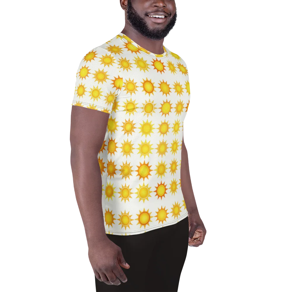 Solar Parade on Men's Athletic T-Shirt — Right