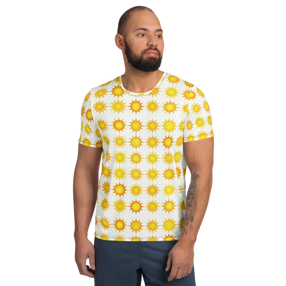 Solar Parade on Men's Athletic T-Shirt — Front