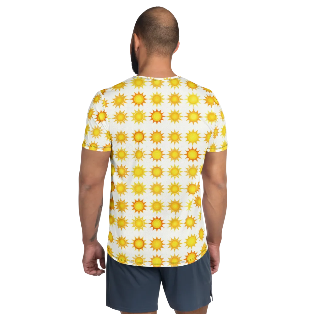 Solar Parade on Men's Athletic T-Shirt — Back