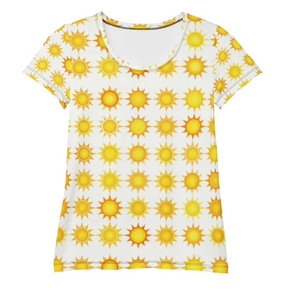 Solar Parade on Women's Athletic T-Shirt — Front