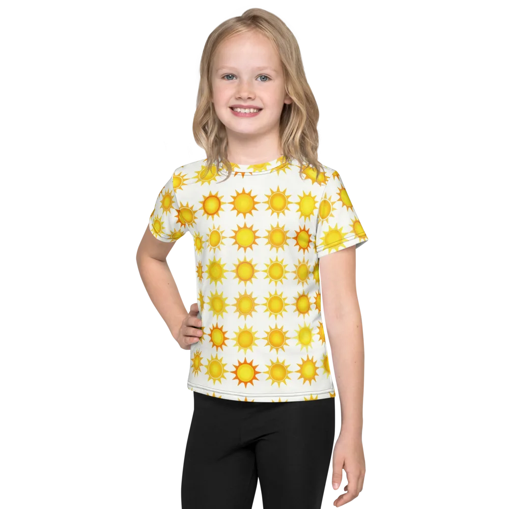 Solar Parade on Kids Crew Neck T-Shirt — Front