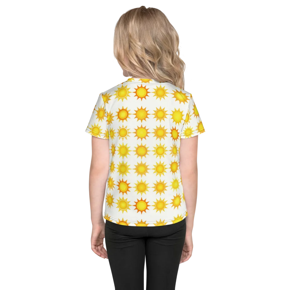 Solar Parade on Kids Crew Neck T-Shirt — Back