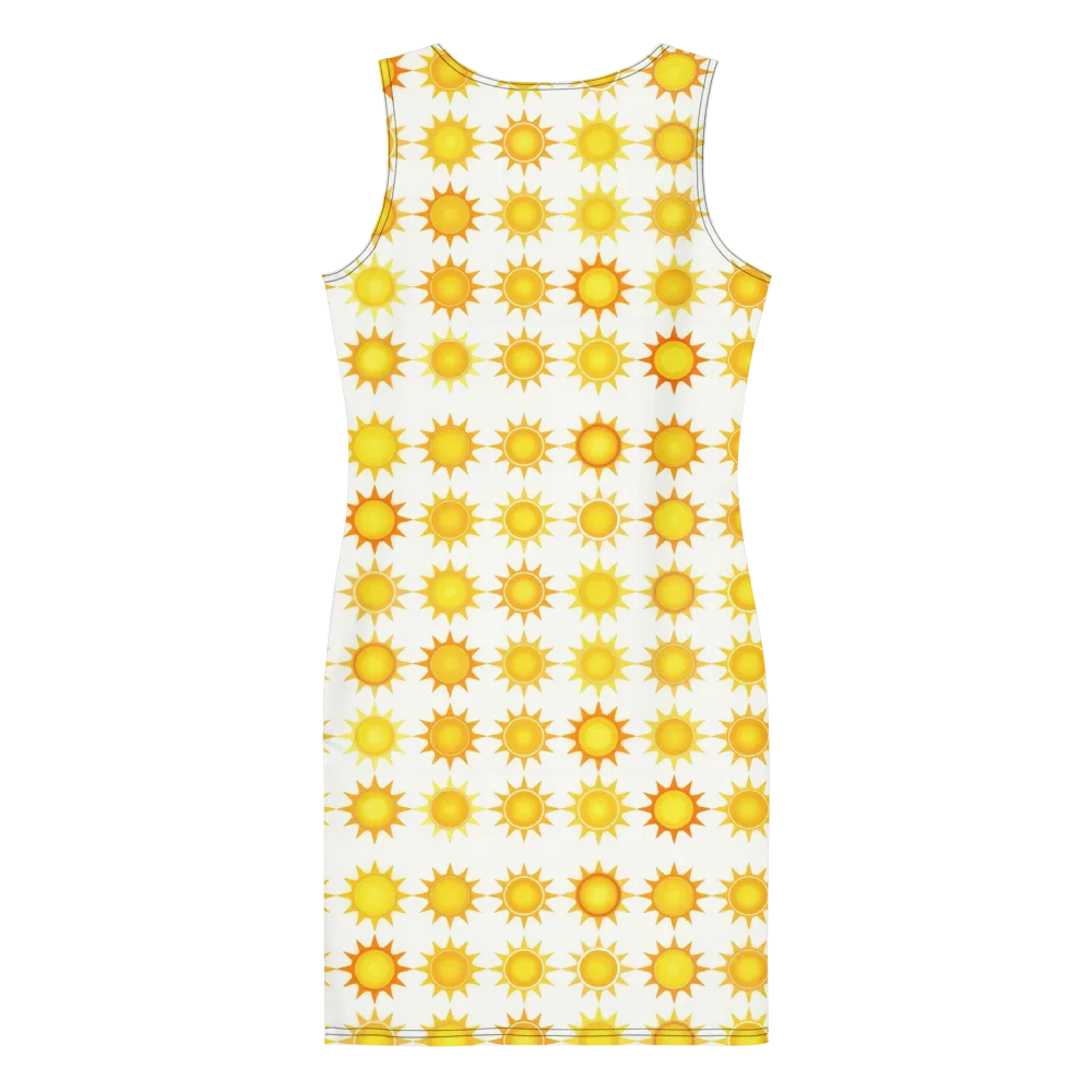 Solar Parade on Bodycon Dress — Back