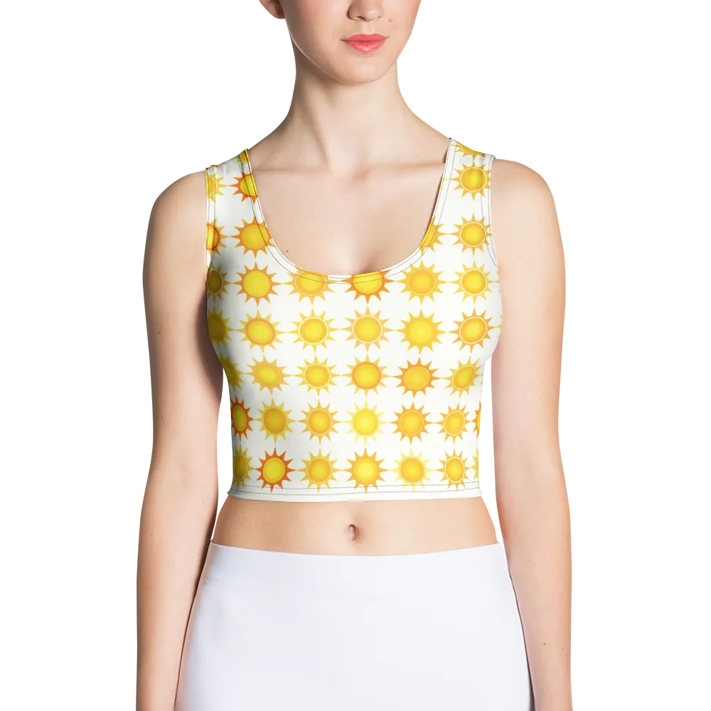 Solar Parade on Crop Top — Front