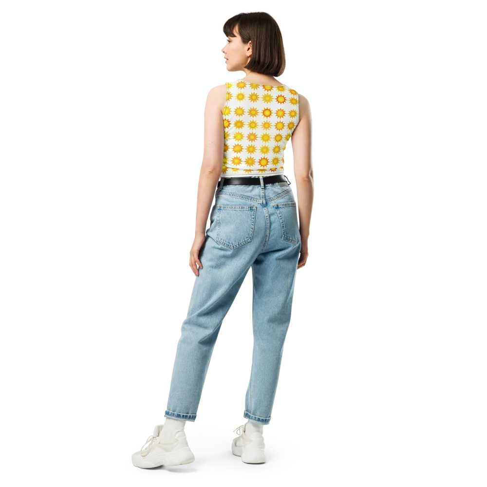 Solar Parade on Crop Top — Back