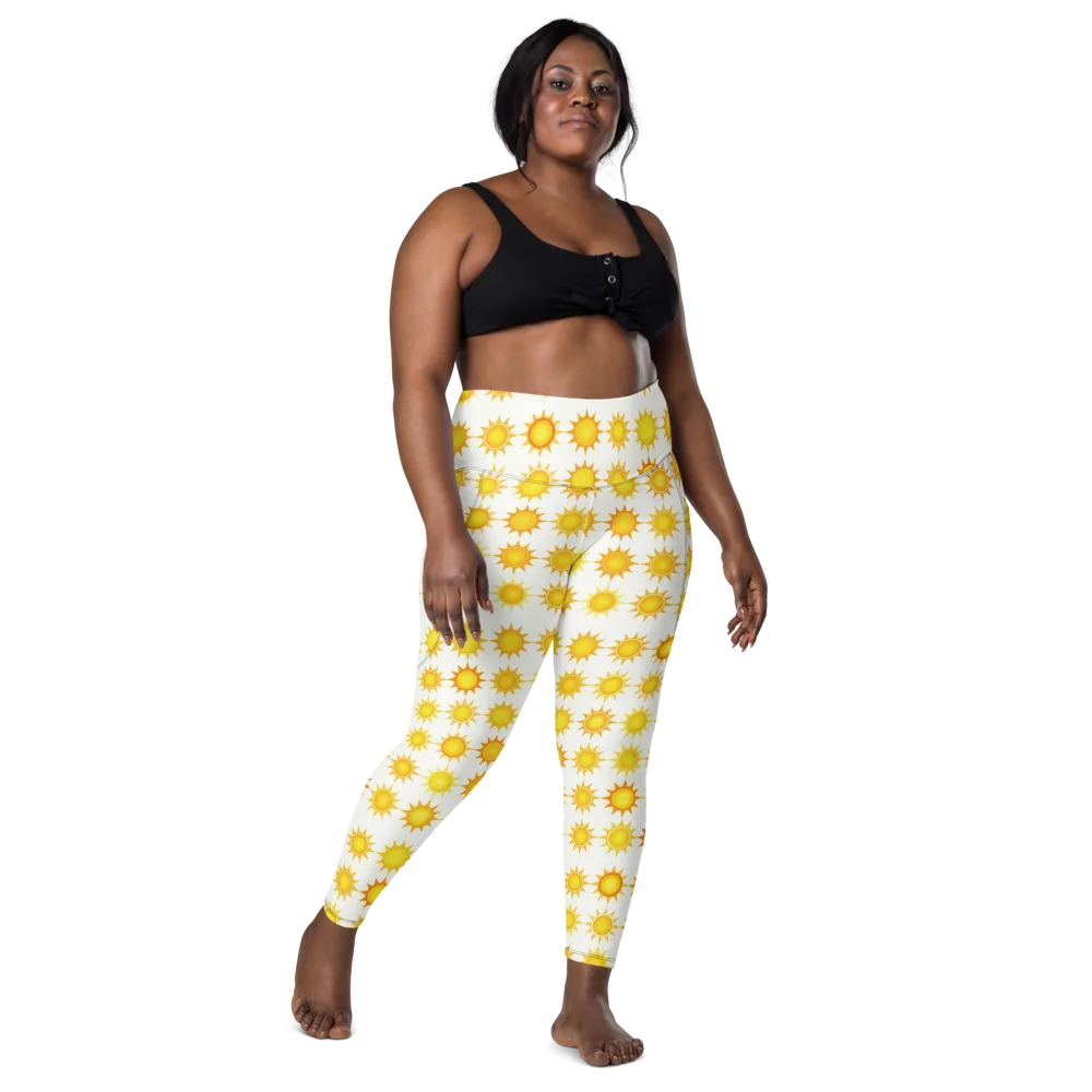 Solar Parade on Leggings with Pockets — Front