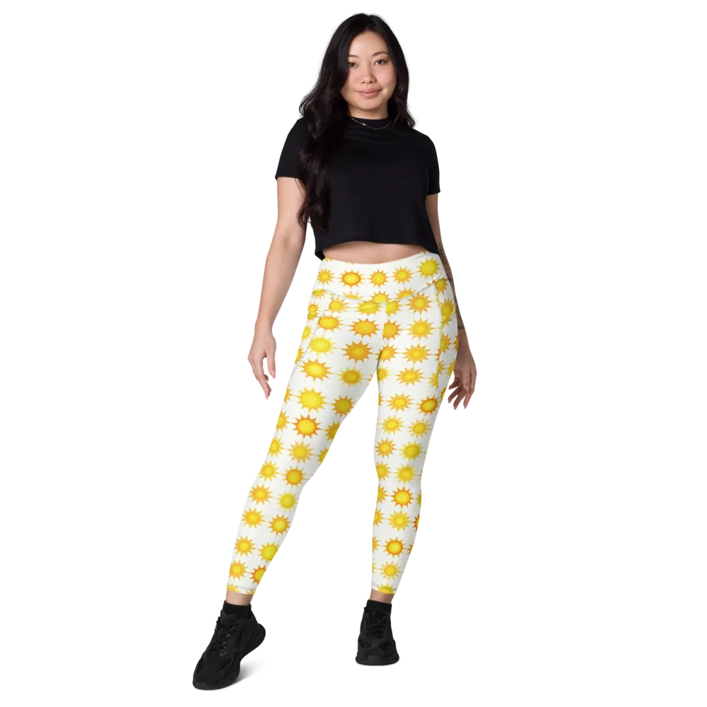 Solar Parade on Leggings with Pockets — Front