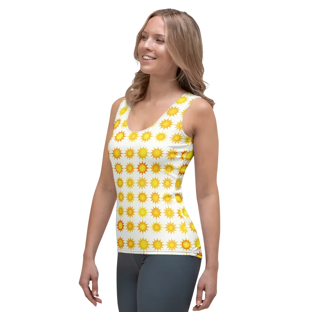 Solar Parade on Women's Tank Top — Left Front