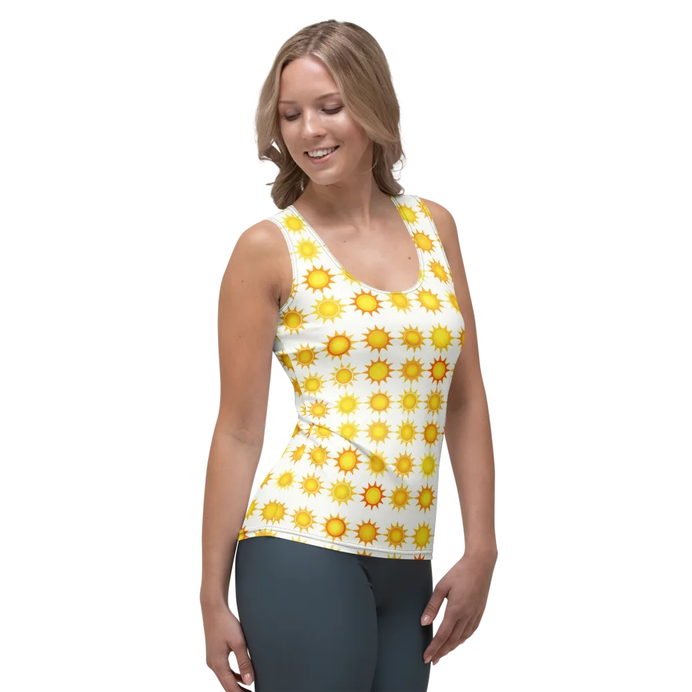 Solar Parade on Women's Tank Top — Right Front