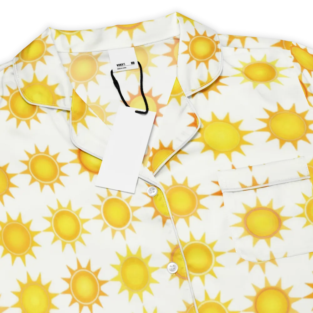 Solar Parade on Women's Short Sleeve Pajama Top — Product details