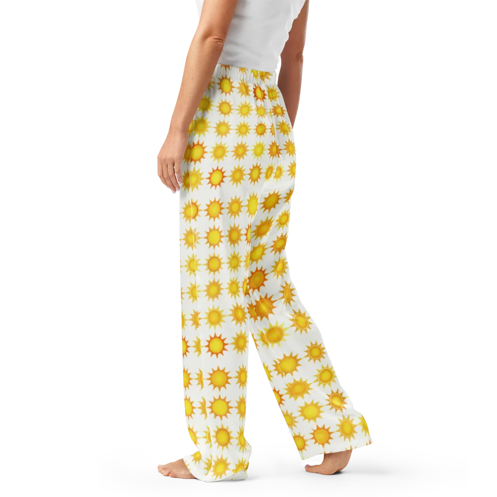 Solar Parade on Women's Pajama Pants — Left