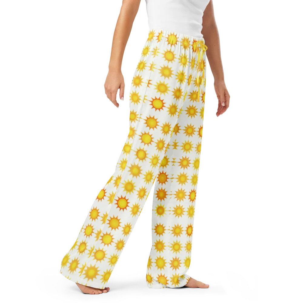 Solar Parade on Women's Pajama Pants — Right Front