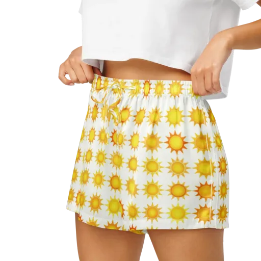 Solar Parade on a Women's Pajama Shorts