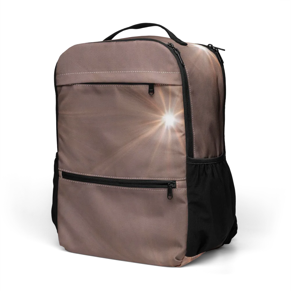Velvet Starburst on Utility Backpack — Left Front