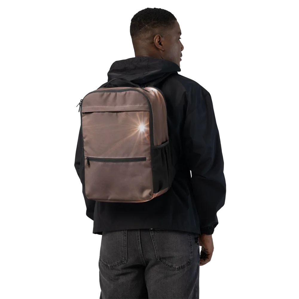 Velvet Starburst on Utility Backpack — Back