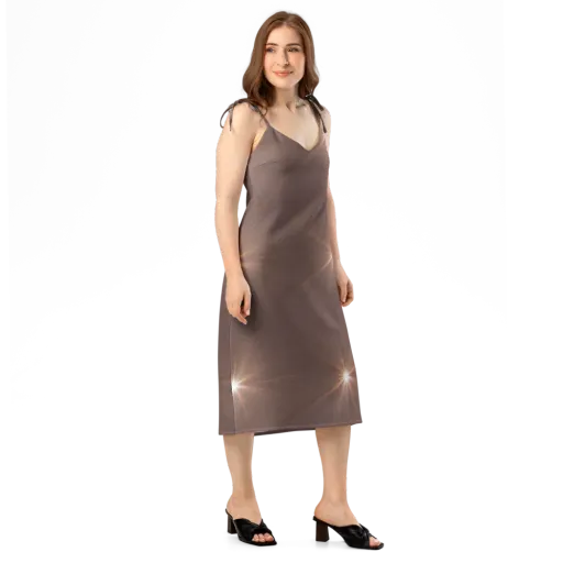 Velvet Starburst on a Slip Dress