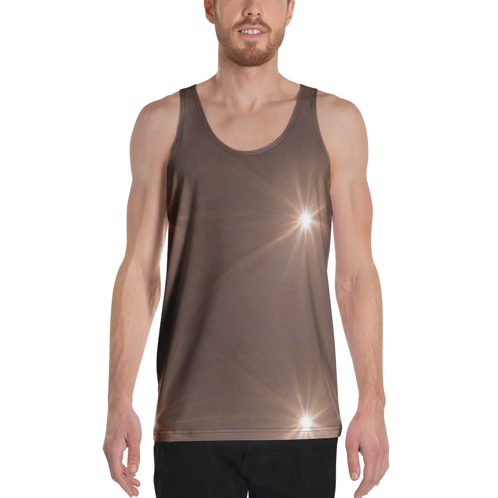 Velvet Starburst on Men's Tank Top — Front
