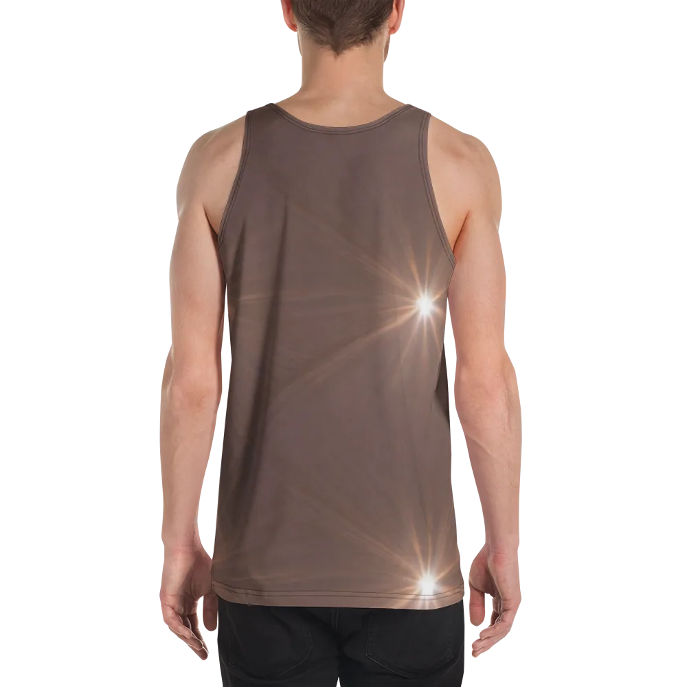 Velvet Starburst on Men's Tank Top — Back
