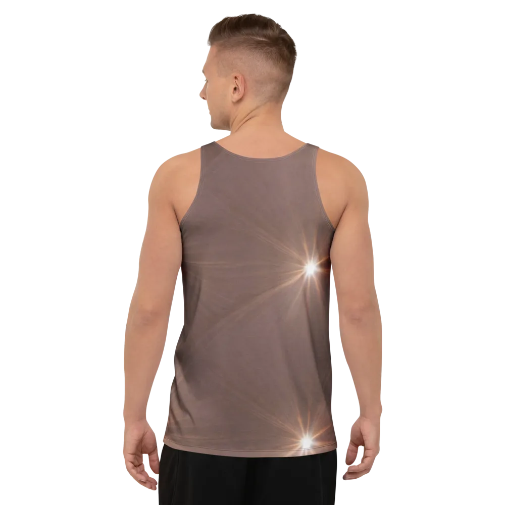 Velvet Starburst on Men's Tank Top — Back