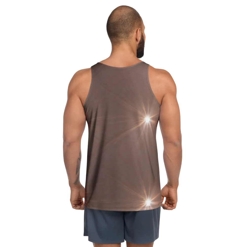 Velvet Starburst on Men's Tank Top — Back