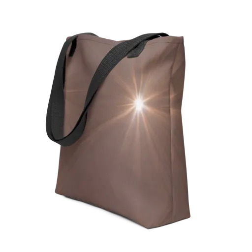 Velvet Starburst on a Tote Bag