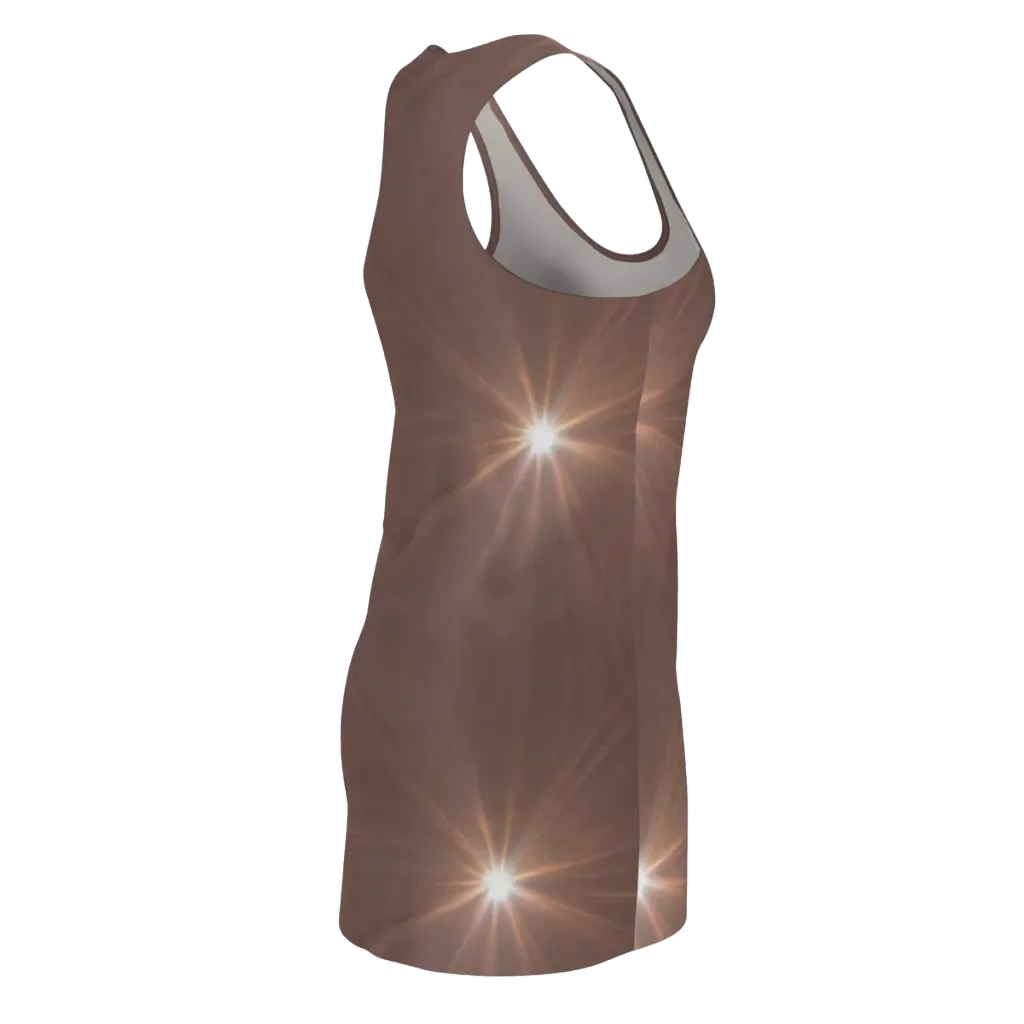 Velvet Starburst on Racerback Dress — Back Side
